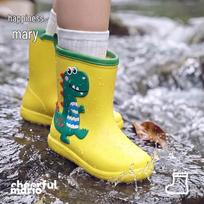 Cheerful Mario Kids' Anti-Slip Cartoon Rain Boots 150
