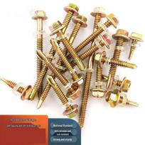 Color Zinc Hex Head Self-Drilling Screws