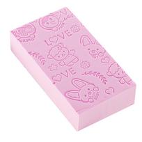 Bath Sponge Lace Printed Scrub Shower Baby Bath Scrubber Exfoliating Beauty Skin Care Sponge Face Cleaning Spa Bath Ball 1pc Pink