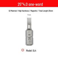 Jimei Strong Magnetic 25mm Flat Head Screwdriver Bits