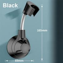 Shower Holder Adjustable Shower Head Holder Nozzle Handheld Holder Punch-Free Multi Angle Rotation Shower Bracket