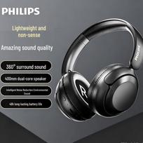 Philips TAH1120 Wireless Over-Ear Bluetooth Headphones juoda