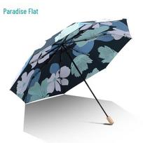Tiantang 55CM 8K Double-Layer Black-Coated Folding Umbrella