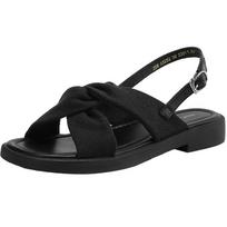 ZHR Women's Casual Flat Cross-Strap Beach Sandals AY232 37