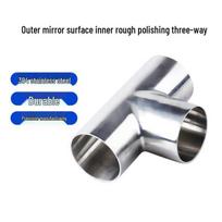Sanitary Grade 304 Stainless Steel Welded Equal Tee Fitting
