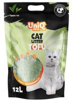 Uniq Pets | Żwirek Tofu Dla Kotów Biodegradowalny | Opakowanie 12L - 5Kg - Zielona Herbata 12L