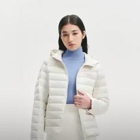 BOSIDENG Women's Lightweight Outdoor Slim-Fit Down Jacket