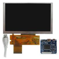 5 colių 800 * 480 daugiafunkcis skystųjų kristalų ekranas, valdiklis, valdantis tvarkyklės plokštę Mini HDMI, suderinamas su Raspberry Pi Display+Drive Board juoda