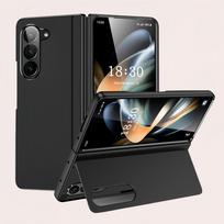 Atsparus smūgiams sulankstomas dėklas, skirtas Samsung Galaxy Z Fold 6 5 5G Fold5 sulankstomas 6 sulankstomas 4 3 sulankstomas 4 sulankstomas 3 neslystantis stovo priedų dangtelis for Samsung Z Fold 6 juoda