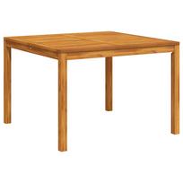vidaXL Sodo valgomojo stalas, 110x110x75cm, akacijos medienos masyvas
