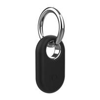 Samsung Galaxy SmartTag 2 Lokatoriaus Sekiklio Dėklas Raktų pakabukas Apsauginis Apsauginis Odos Dangtelis Smart Tag Sekiklio Laikikliui 1pcs Black