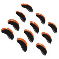 11PCS Golf Club Head Covers Neoprene Numbered Golf Club Head Protector for Outdoor Courts Light