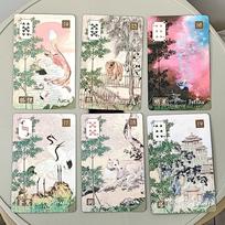 Kinų Lenormand kortų kaladė 37 kortos Lenormand kortos 9*6cm Rusų ir Kinų kalbomis