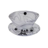 Outdoor Lightweight Folding Tableware Space Saving Portable Tableware Combination Ultra Light Tableware Set for Camping Hiking