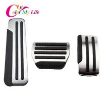Color My Life AT Car Pedals for Infiniti QX60 QX80 QX30 2014 -  Accessories Auto Gas Pedal Pad Brake Pedal Protection 1 Pc Rest