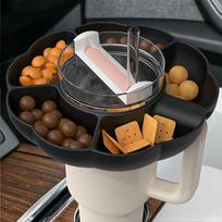 Reusable Snack Platters for Snack For Stanley Cup 40 Oz Tray Snack Divider Divided Container Food Tray Holder Outdoor