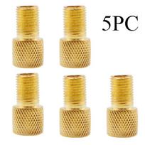 5PC Bicycle Presta To Schrader Adapter Bike Tire Valve Adapter French Valve Converter To American Valve  F/V To A/V Converter