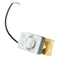 Reguliuojamas žalvarinis elektrinis rutulinis vožtuvas su elektriniu pavaros jungikliu AC220V oro kondicionavimo valdymo sistemoms DN15