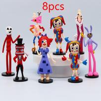 8 vnt./rinkinys Nuostabus skaitmeninis cirkas Anime animacinių filmukų personažai Figūrėlė GK modelis PVC veiksmo figūrėlės Žaislas Madingas žaislas Vaikų gimtadienio dovana