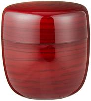 Tatsumiya Tea Zelkova Wood 04248 Caddy, Grain, Size Approx. 9 H9.5