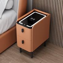 Ultra-Slim Smart Bedside Table with Bluetooth Speaker & Wireless Charging Standard: 25*40*46 cm