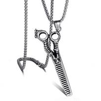 Twisted Rope Cross Necklace For Men And Women Cool Couple Pendant Jewelry Fashion Statement Chain Gift