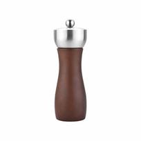 Manual Wooden Pepper Grinder Handheld Adjustable Coarse Salt and Pepper Mill Ceramic Grinding Core Smooth Surface