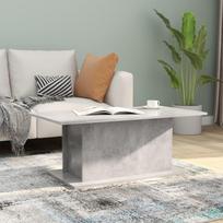 Vidaxl Stolik Kawowy, Szarość Betonu, 102X55,5X40 Cm, Płyta Wiórowa