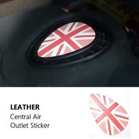 Central Air Outlet Leather Dedicated Cover Sticker For Mini  cooper one F54 Clubman F55 Hardtop F56 Hatchback