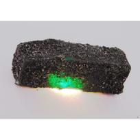 135.32 Ct Natural Green Colombian Emerald Rough CERTIFIED Uncut Loose Gemstone 49.2  mm