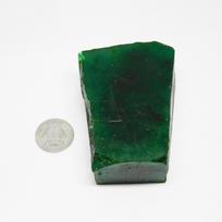 1949.95 Ct Huge Size Natural Emerald Green Uncut Rough Loose Gemstone CERTIFIED 83 mm approx žalia