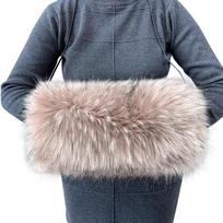 Anti-Freeze Muff Fluffy Hand Warmer Thicken Plush Hand Muff Soft Warm Sleeve  for Women pilka