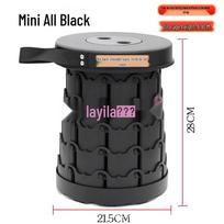 Rainbow Telescopic Adjustable Folding Stool for Leisure, Fishing, and Household Use