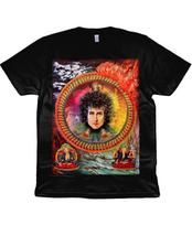 Bob Dylan - Earth, Wind, Fire, Air - 1969 - Organic T Shirt Mens Womens Tees Top - Folk - Country M
