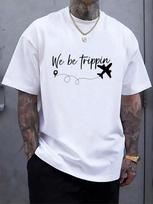 ROMWE Unisex Street Life Unisex Skull Graphic Drop Shoulder Y2k T-Shirt M