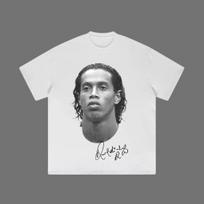 Big Head RONALDINHO YOUNG Unisex T-Shirt, RONALDINHO Vintage Unisex T-Shirt, Unisex Soccer Shirt S