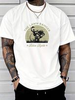 Funny The Lawn Ranger Rides Again Fathers Day Retro Mowing Unisex T-Shirt XXXL