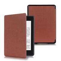 Ultra Slim Auto Waking/Sleeping Cross Grain Protective Shell Smart Case PU Leather Magnetic Cover For 2018 New Kindle Paperwhite