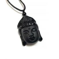Black Obsidian Guanyin Buddha Head Crystal Pendant - Popular Hot Seller