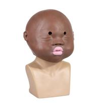 Realistic Design Realistic Baby Head Mask Lifelike Appearance Stress Relief Cosplay Prop  Dress-up Natasha