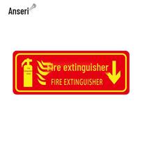 Ansell Economy Glow-in-the-Dark Fire Extinguisher Sign (10-Pack)
