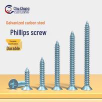 Hardened Blue Zinc Countersunk Head Self-Tapping Screws