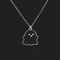 Boho Handmade Beaded Smiling Face Pearl Collar Clavicle Chain Fashion Imitation Pearl Necklace for Men Women Korean Jewelry