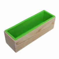Rectangular Shape Silicone Soap Mold 1200ml Soap Box Toast Mold  Baking Supplies žalia