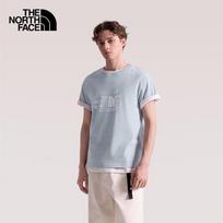 The North Face Unisex Cotton-Feel Moisture-Wicking Short-Sleeve T-Shirt Male model