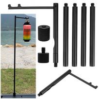 Collapasible Camping Folding Lamp Pole 1/4 Tripod Screw Portable Camping Lantern Stand for Camping Hiking Outdoor Picnic Fishing China Mainland