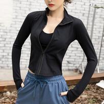 Women's Windproof Slim Fit Sports Jacket - Yoga & Running Top S