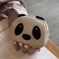 Card Bag PU Leather Coin Purse Zipper Cute Card Holder Portable Panda Wallet  Female Style 2