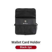 Leather material car seat backrest Velcro storage bag For Alfa Romeo 159 Giulietta Giulia 147 Mito 156 166 GT Stelvio F1 Tonale