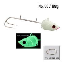 TSURIKEN Night Glow Double Claw Tenya Fishing Hook for Tai and Beltfish